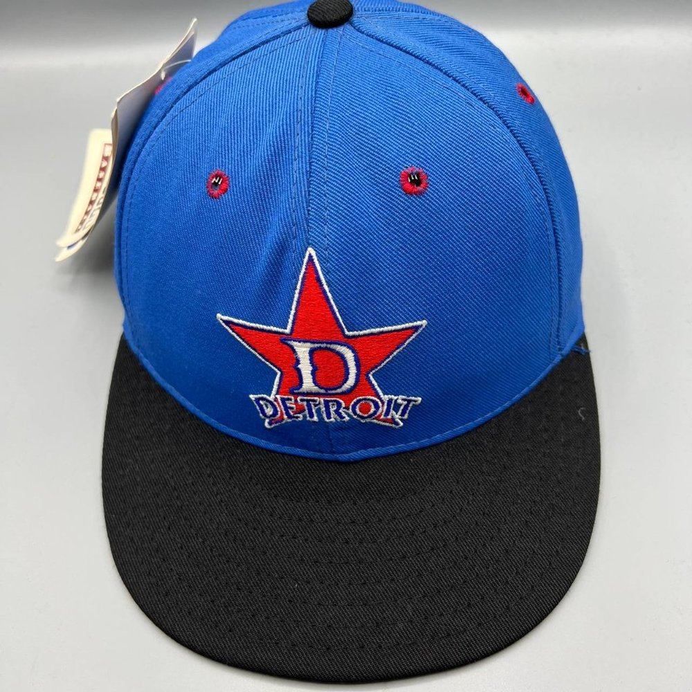 Vintage Hat Detroit Stars Negro National League 7‎ Pro Line Fitted Cap New Men